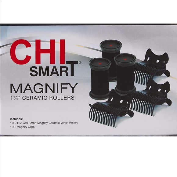 New CHI Ceramic Rollers Medium Rollers + Clips - Picture 2 of 14